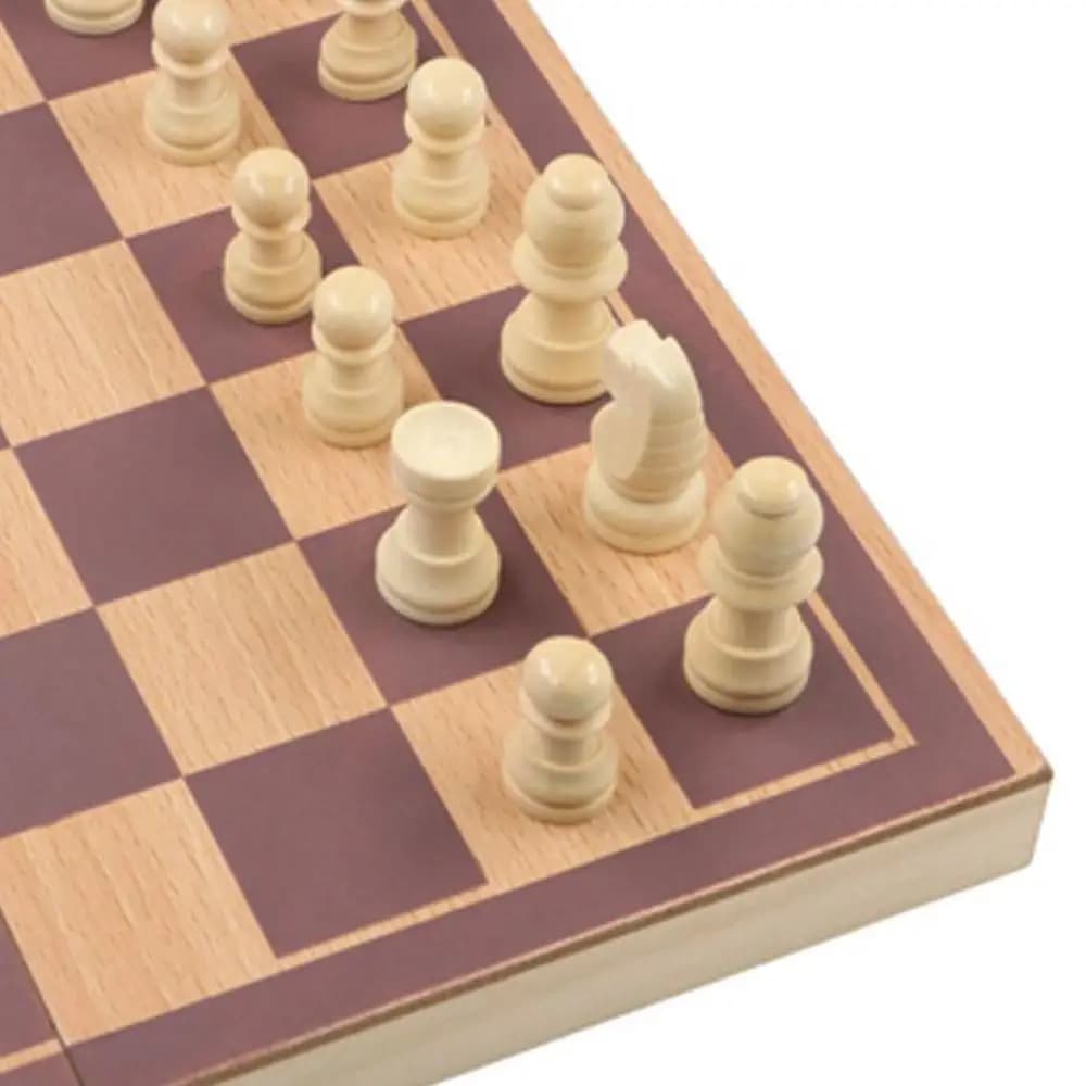 Adult Beginner Folding Chess Board Chessboard Foldable Magnetic Puzzle Game Checkers Chess Set Chess Games