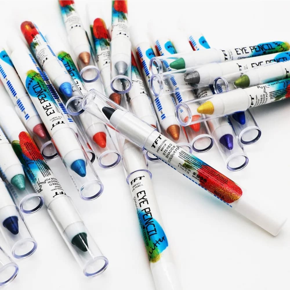 Evidenziatore Ombretto Matita Ombretto sdraiato Baco da seta Trucco Pigmento Cosmetici Penna eyeliner bianca Glitter impermeabile Matte Nude