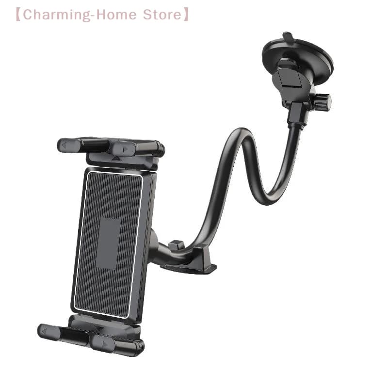 【M】Supporto per tablet da cruscotto per auto, con ventosa e morsetto grande, per tutti i dispositivi tablet e telefono da 5 a 15 pollici