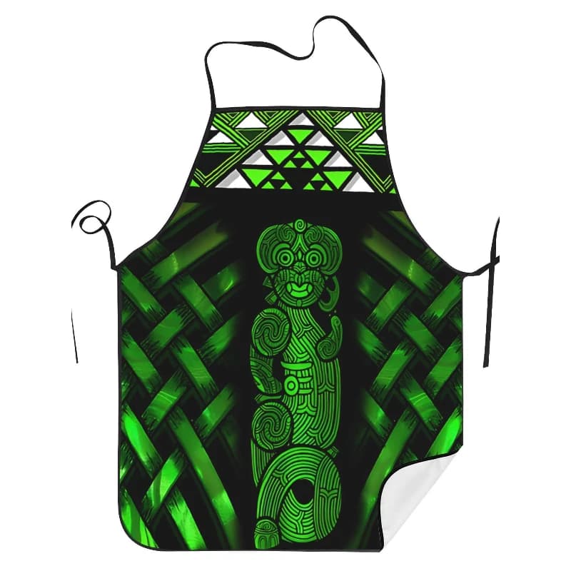 Taniko Design & Malachi Haogu Adjustable Waist Apron - Easy-Clean Polyester Apron with Adjustable Belt, Suitable for BBQ, Cookin