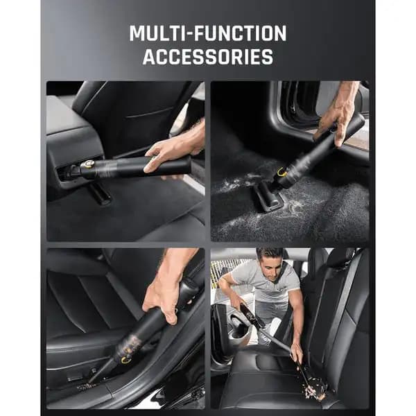 Fanttik Slim V8 Mate/V8 Apex Aspirapolvere portatile senza fili per auto 13000Pa/30AW RobustClean Mini aspirapolvere con tubo flessibile e spazzola per animali domestici