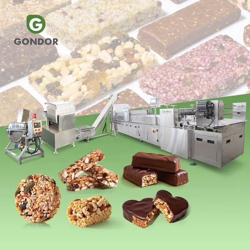 Energy Date Cutter Small Granola Extruder Sesame Production Line Chocolate Cereal Protein Bar Make Machine