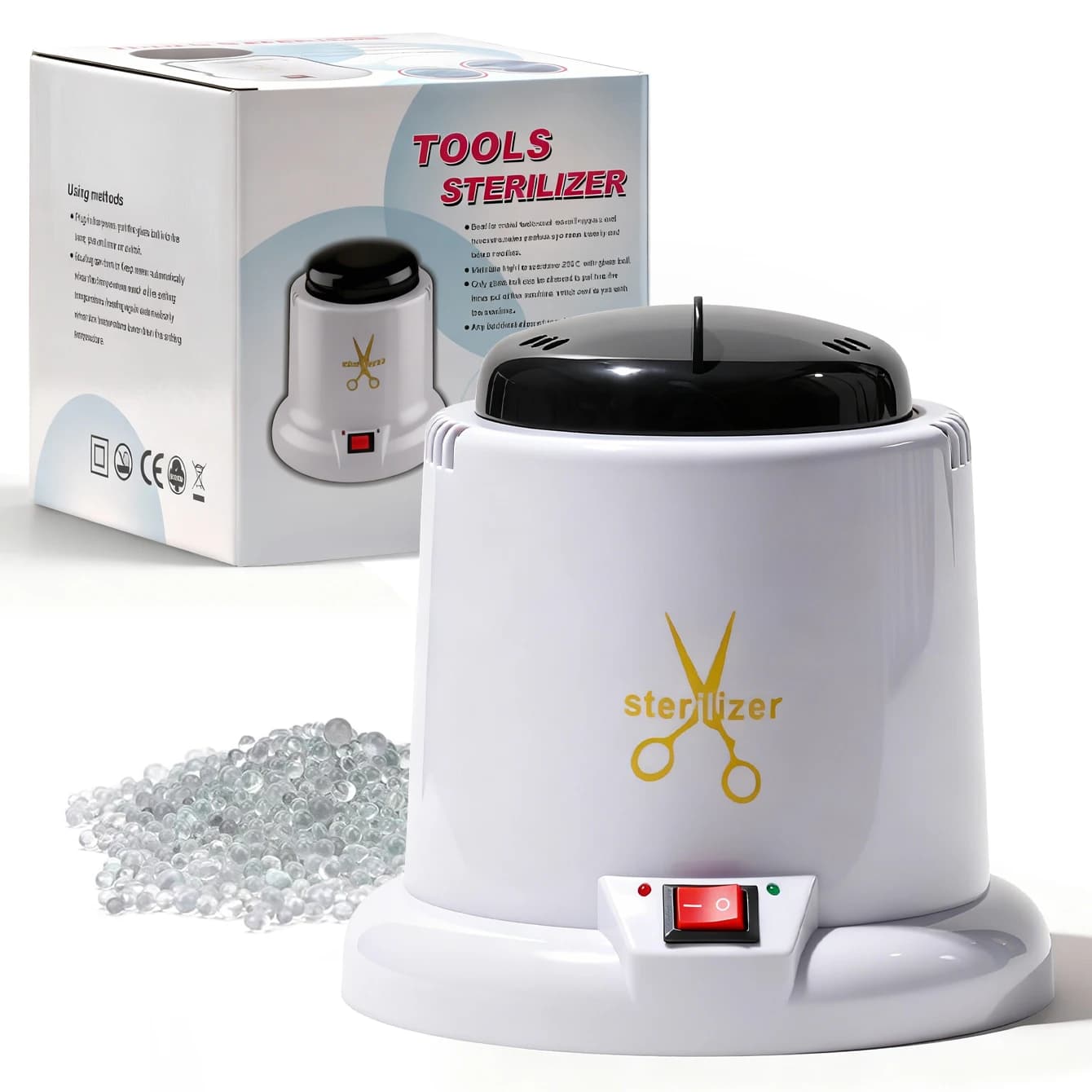Sterilizzatore per strumenti per unghie per macchina per sterilizzazione Strumenti per nail art in metallo Forniture Sterilizzatori ad alta temperatura per salone di manicure