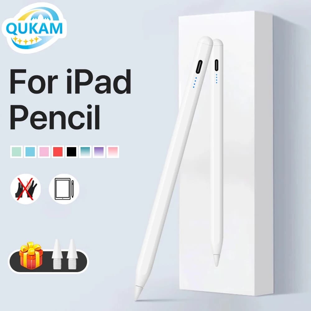 2025 Penna stilo con LED per iPad A16 Air 11 5 4 Pro 11th 13 12.9 M4 M3 M2 Penne 10th 9th Generation Mini 7 6 Matite per iPad