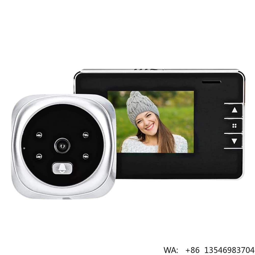 Videocitofono con Telecamera da 2,8 Pollici, Spioncino Digitale con Visione Notturna 120 Gradi per Casa, Ufficio, Appartamento