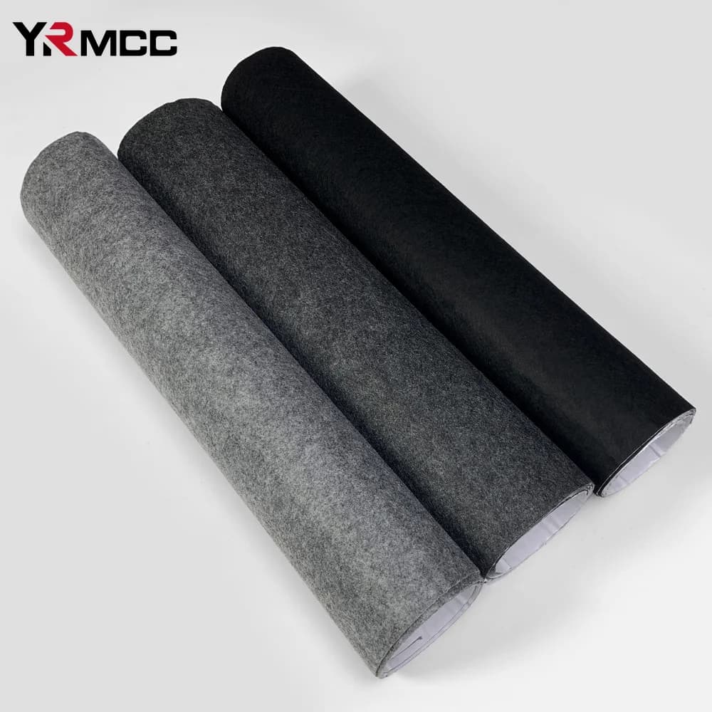 50x100 cm Car Soundproof Film Felt Wall decal Self-adhesive Covers Shock Absorber Mute Mat Car Accessories Home Felt