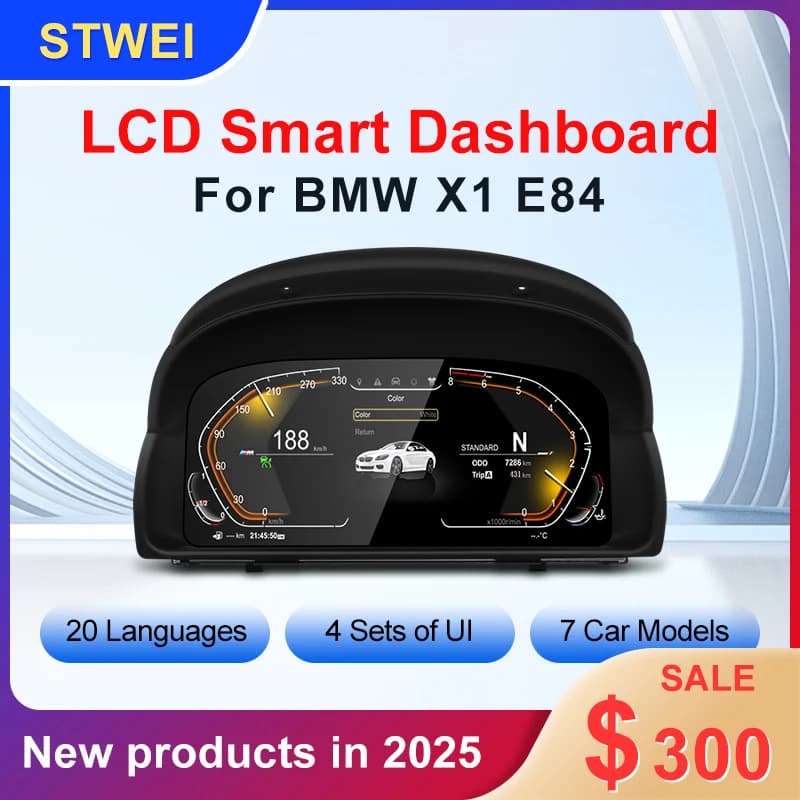 STWEI 11 pollici Nuovo Prodotto Prezzo Facroy Digitale LCD Cruscotto Dell'automobile Per BMW X1 E84 2013 2010 2012 Strumento Cluster Pannello Cockpit