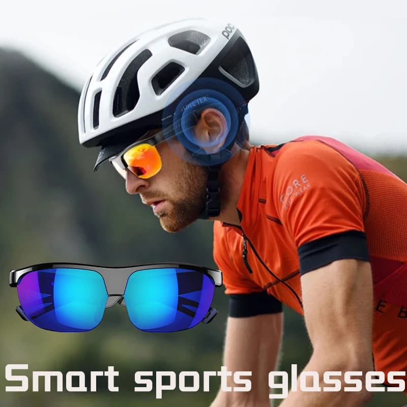 Occhiali Intelligenti Bluetooth alla Moda per Uomo e Donna con Riduzione del Rumore, Altoparlante BOSS, Chiamate Nitide, Lenti con Protezione UV