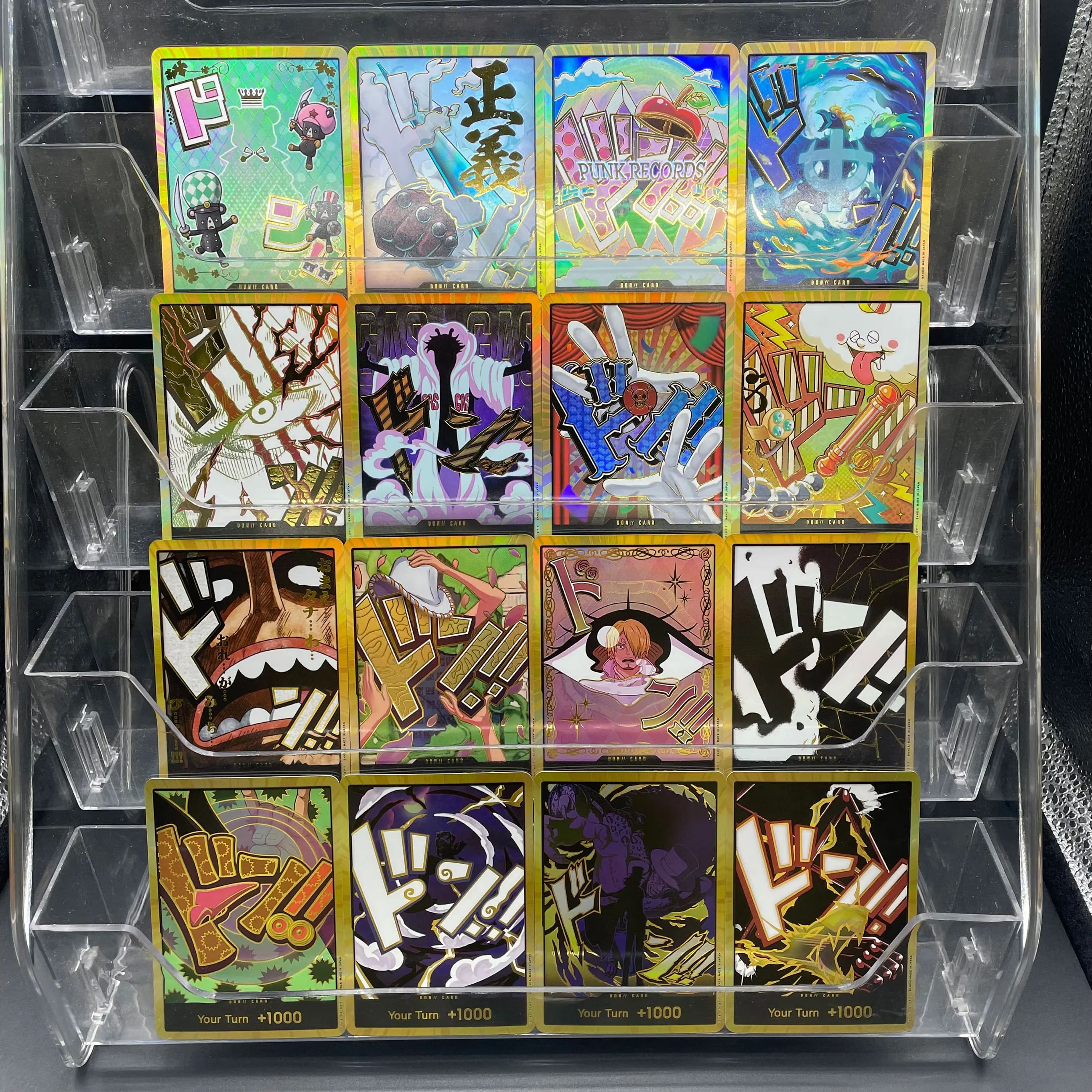 30 pz/set FAI DA TE OPCG Versione Inglese PRB-02 Gioco di Carte Collezionabili Golden Box DON Card Monkey D. Luffy Kozuki Doratura Carta di Raccolta