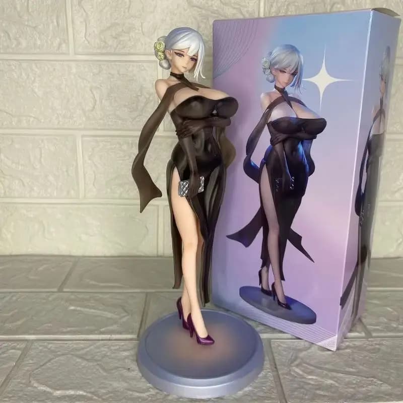 Anime Moglie Figura Moglie Action Figure Bellissimo vestito Moglie Figurine Bambola in PVC Modello in piedi Giocattolo Collezione per adulti Statua Regalo 25 cm