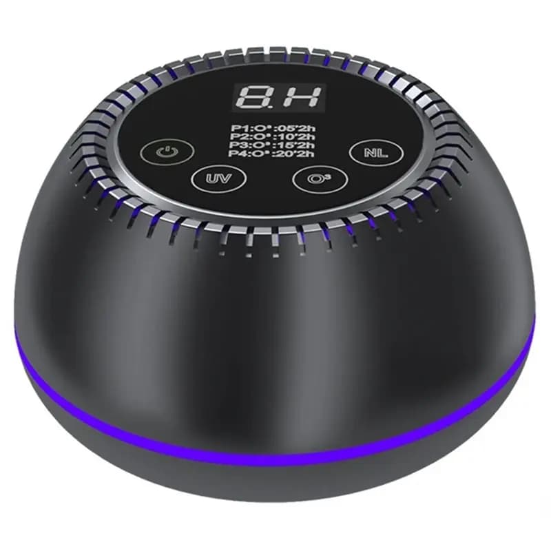 AT28-3-In-1 Ozone Machine Odor Removal With 10000Mah Battery, Air Purifier For Pets, Smoke, Home, Closet, Toilet