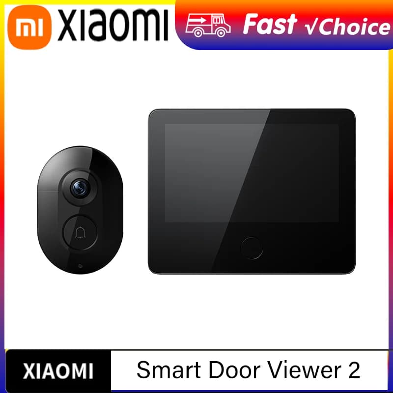 Xiaomi Smart Cat Eye 2 3MP HD Camera 940nm Infrared Night Vision Intercom Doorbell HDR 5-Inch 720P Screen 180° Wide Angle Lens