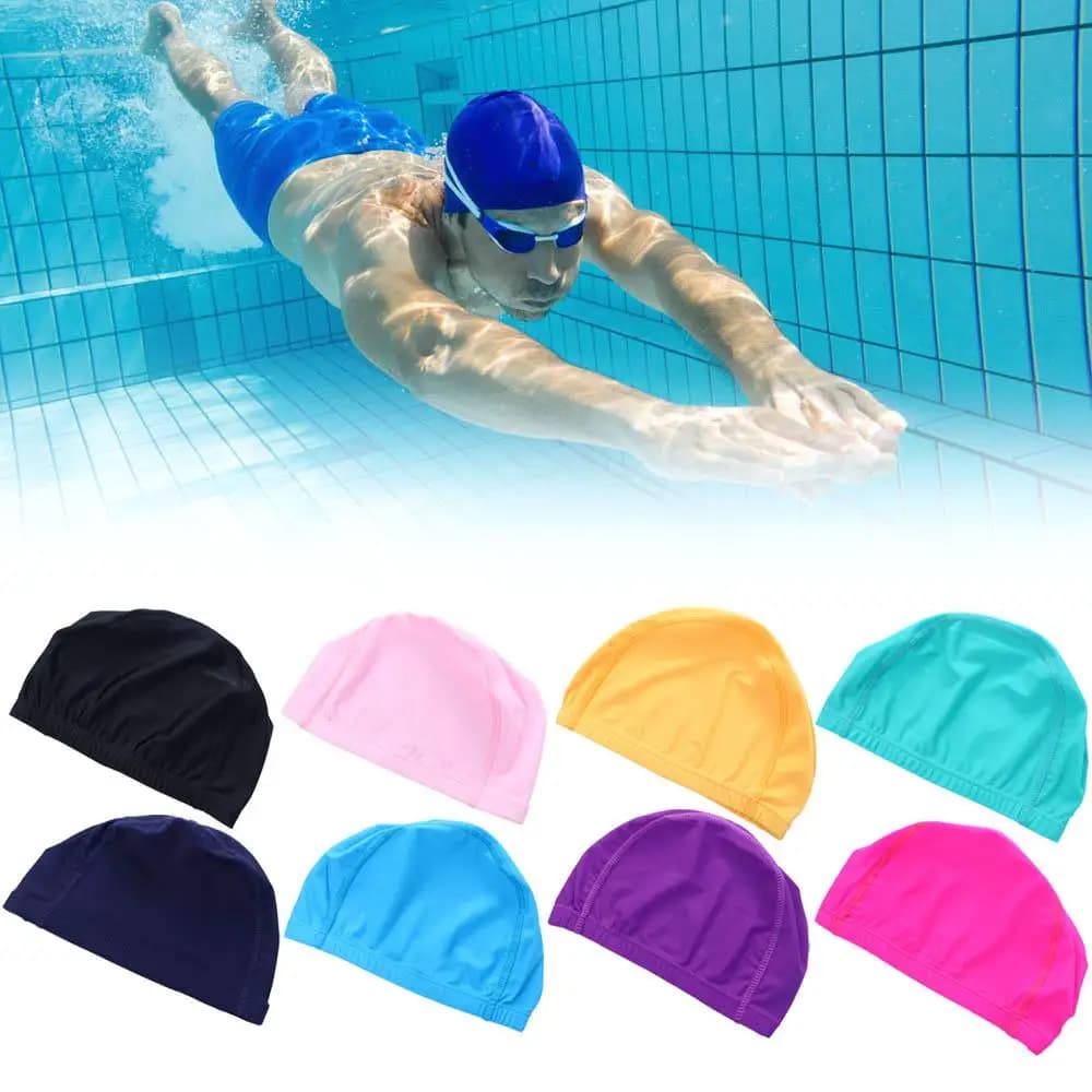 Anti-slip Swimwear for Adults, Men and Women, Waterproof, Ultra-Slim, for Aquatic Sports, Bath Hat, Pool Hat
