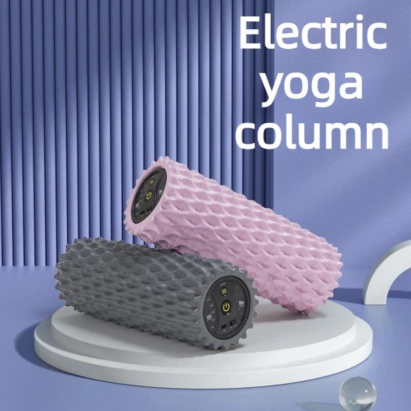 Electric Foam Axis Muscle Relaxer Beautiful Leg Langya Massage Stick Roller Exercise Fitness Equipment Vibration Yoga Column