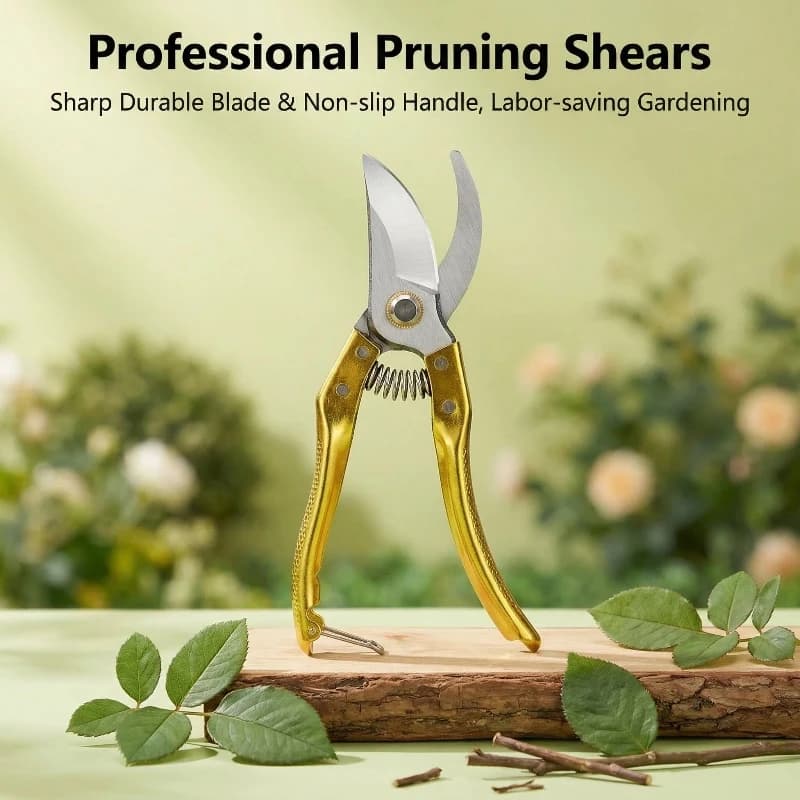 SK5 Steel Gardening Scissors for Fruit Planting and Harness - 1 Piece