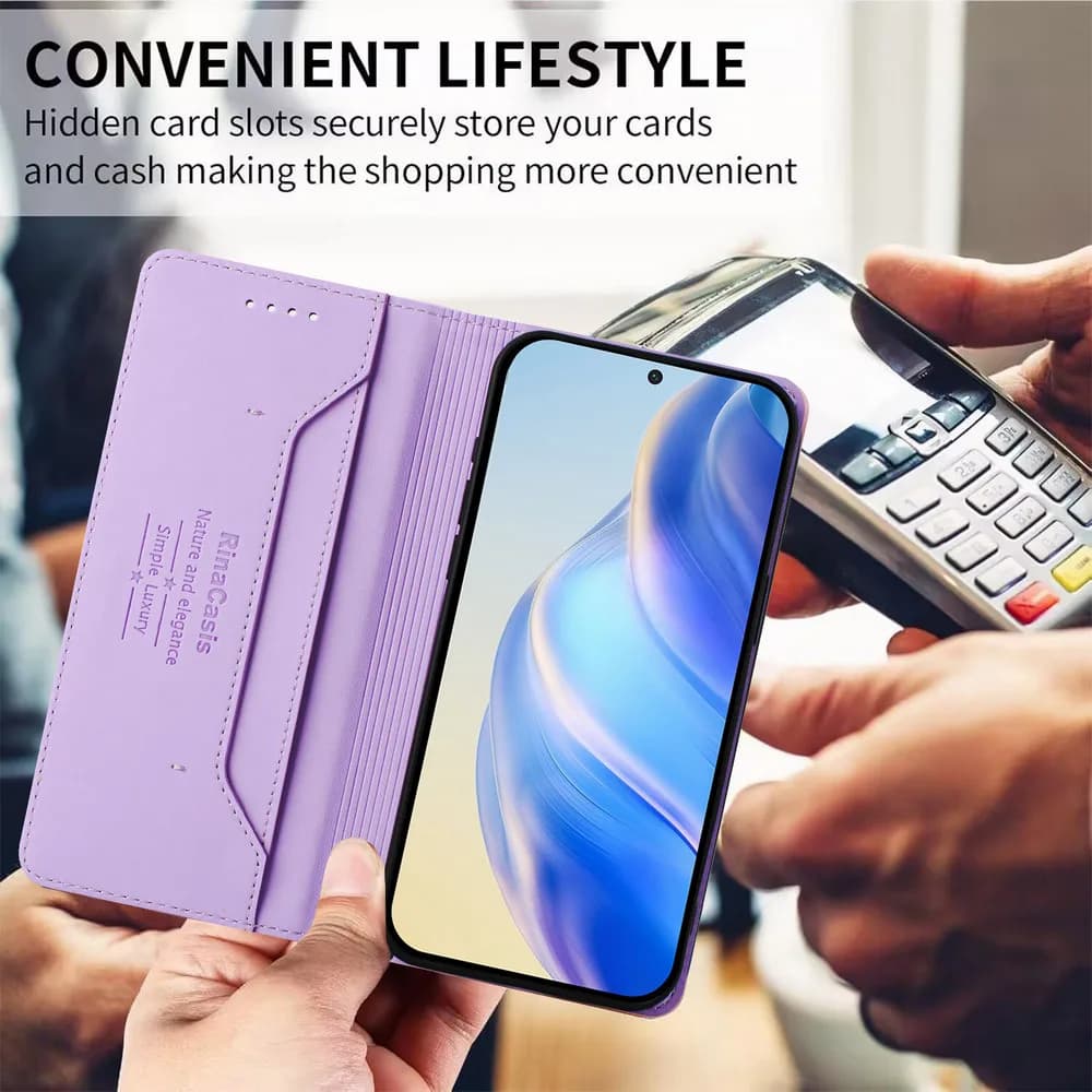 Per iPhone 17 Pro Max 5G 2025 Custodia Flip RFID Blocco Portafoglio in pelle Libro Fonda Per iPhone 17 Air Luxury Cover iPhone17 Plus Etui