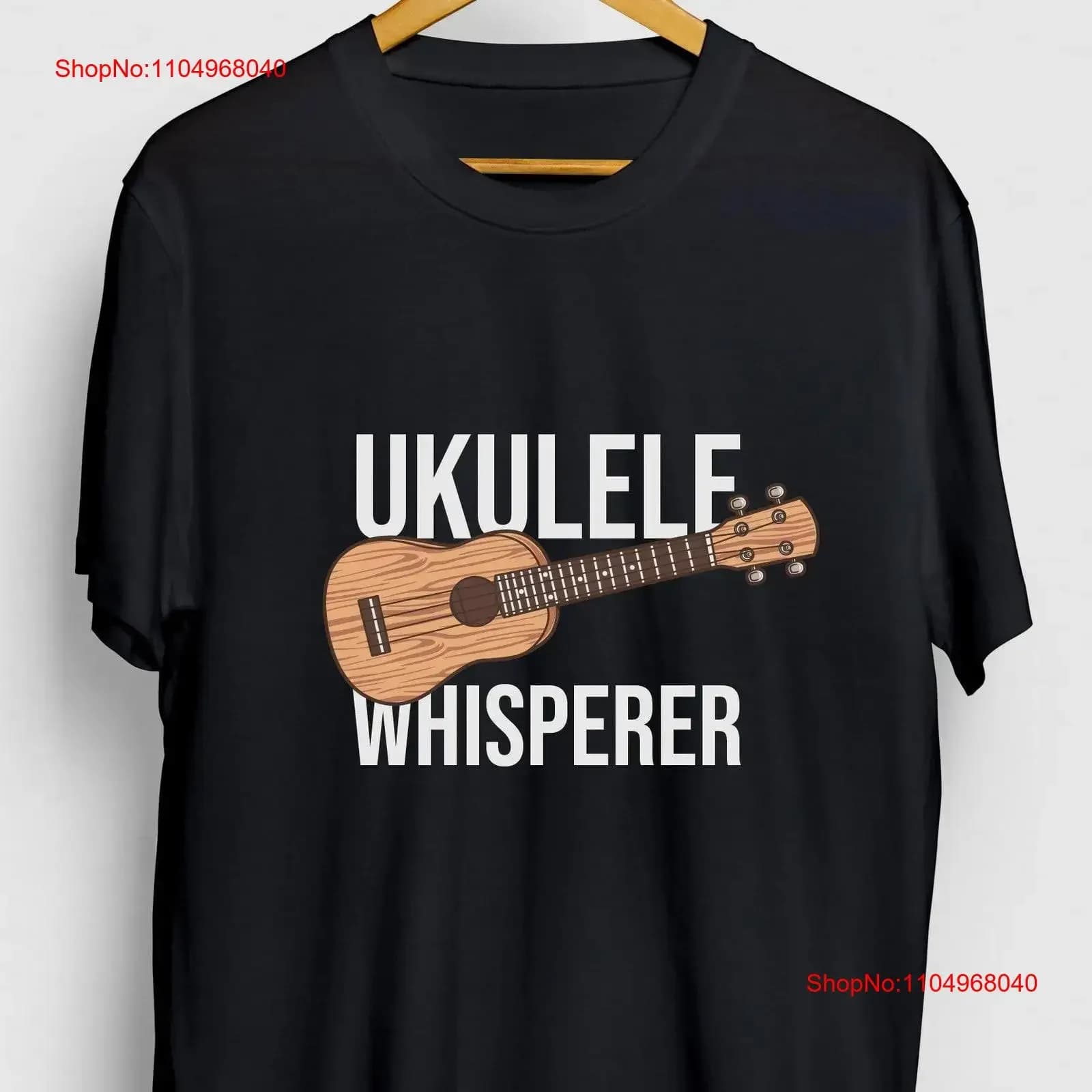 Maglietta Ukulele Hawaii Hawaiian Whisperer Youth vintage Lavato Abiti eleganti firmati grafici Versatile homme streetwear