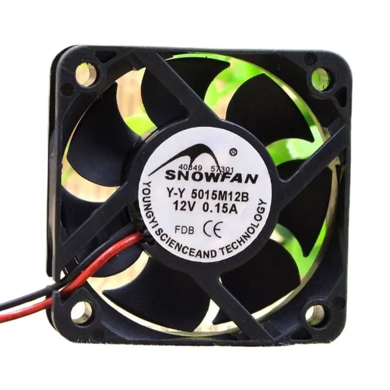 SNOWFAN YY5015M12B 50x50x15mm 12V 0.15A Silent Cooling Fan for Electronics