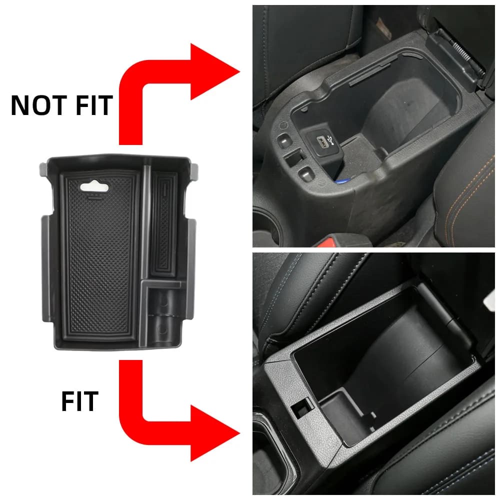 Car Armrest Storage Box Tray for Jeep Compass 2021 2022 2023 2024 2025 Center Clutter Organizing Holder Container Accessories