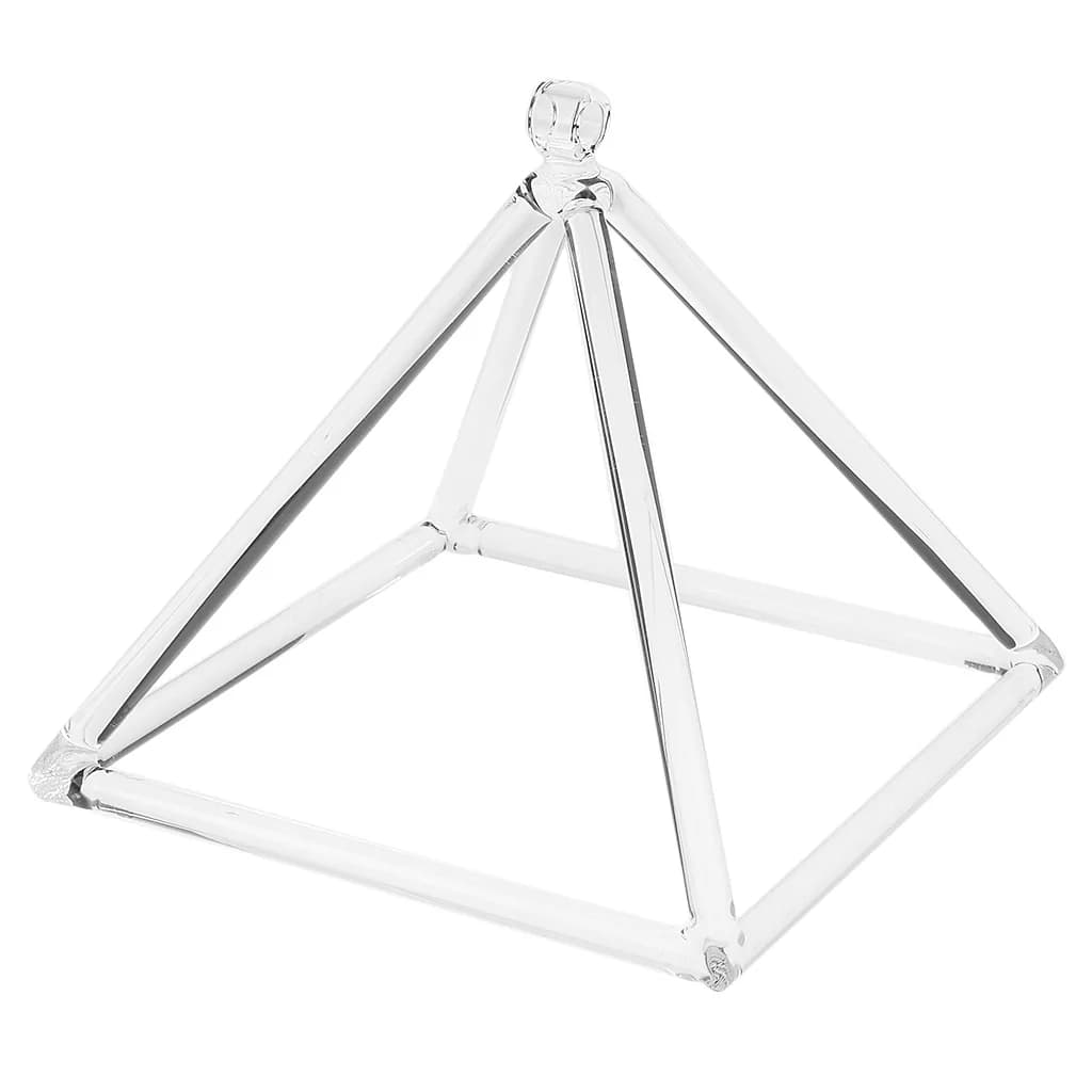 D Note Quartz Crystal Singing Pyramid High Vibration Crystal Bowl for Mindfulness Yoga Spiritual Session