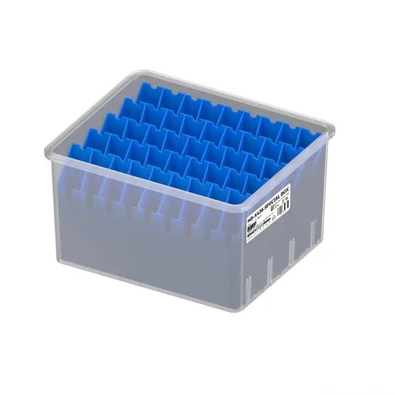 31BE Separator baits for squid Multiple compartment Box for baits Container for baits Fishing accessory for for