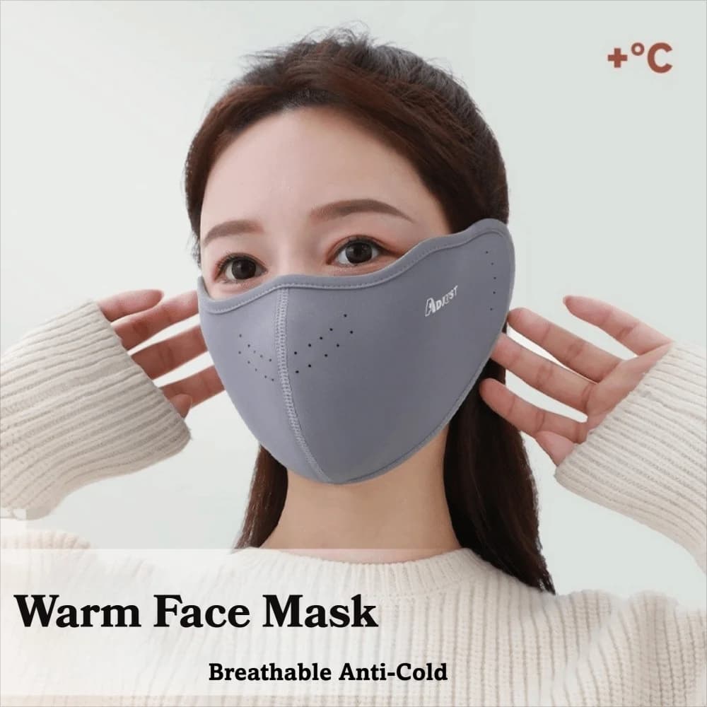 Outdoor Autumn Winter Warm Mask Adjustable Breathable Full Face Mask Anti-Cold Windproof Cycling Mask Ear Protection