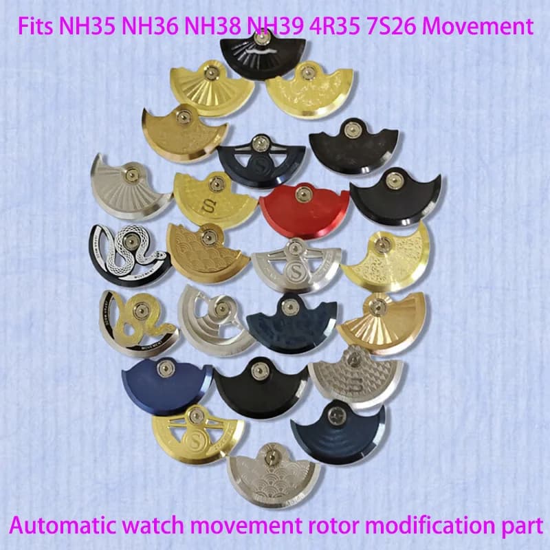 Movimento per Orologi NH35 NH36, Rotore a Pendolo Automatico Modificato, Compatibile con NH34 NH35 NH36 NH38 NH39 NH70 4R 7S 6R