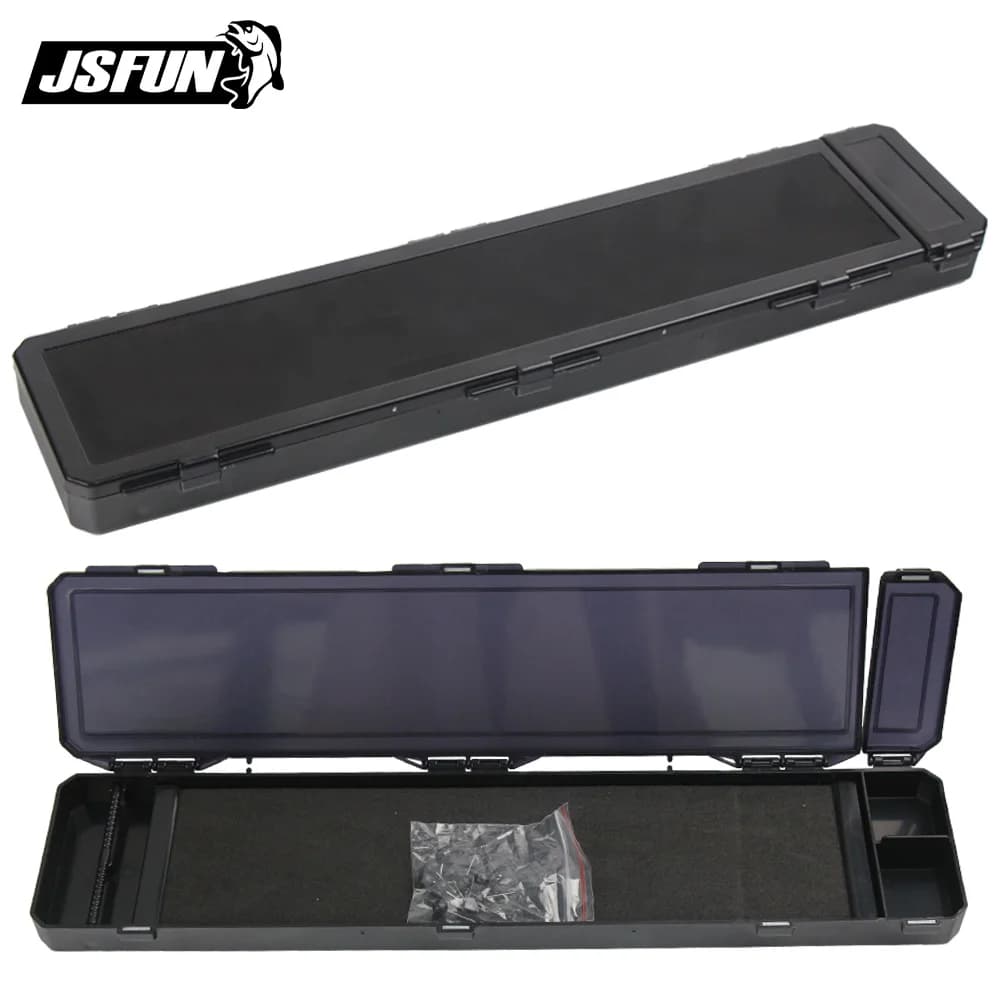 JSFUN Carp Fishing Equipment Box Rigid Hair Equipment Box with Pins Carp Fishing Equipment Box Fishing Equipment Box Fishing Accessories