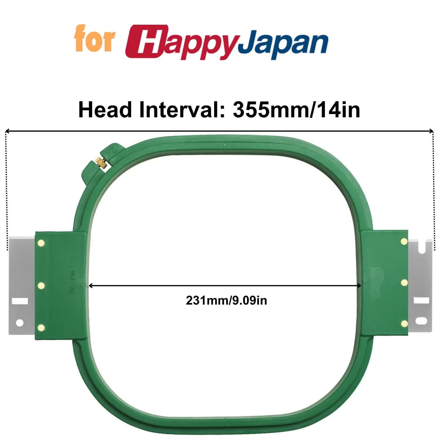 Plastic Embroidery Hoops for Happy Japan HCD HCU HCS HCA Embroidery Machine, Tubular Frames, Industry