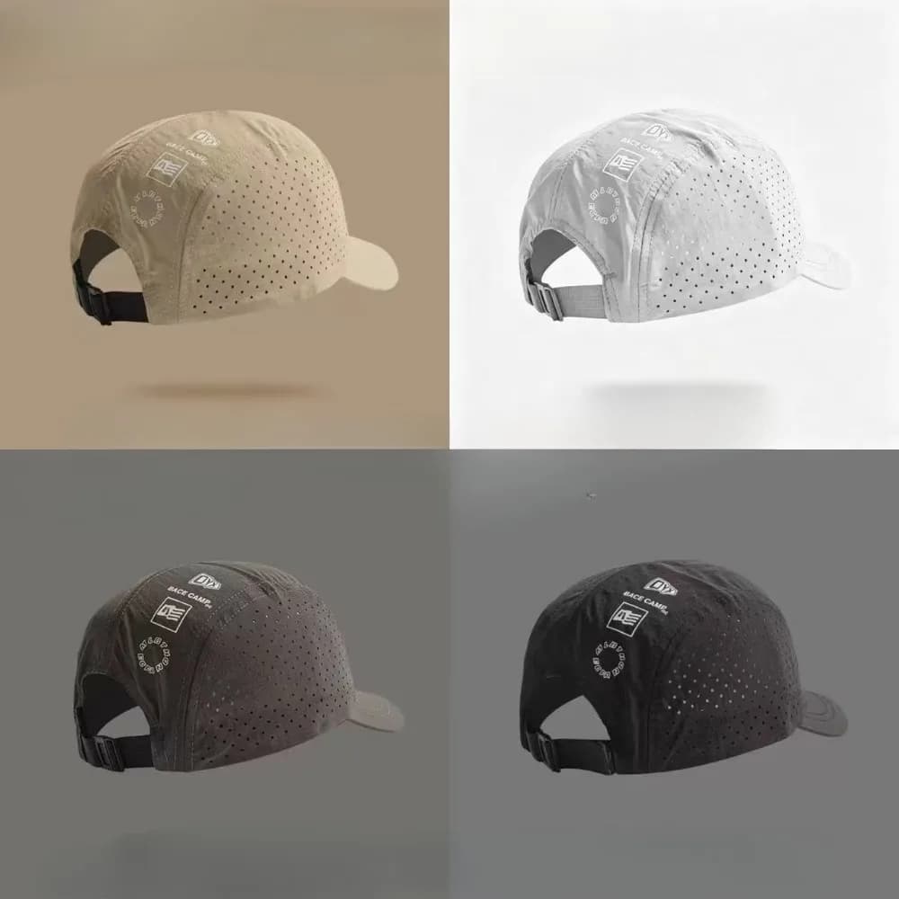 Baseball Hat for Men and Women, Lightweight and Breathable, 5 Panels, for Open Sports, Race, Cycling, Camping, Gorras