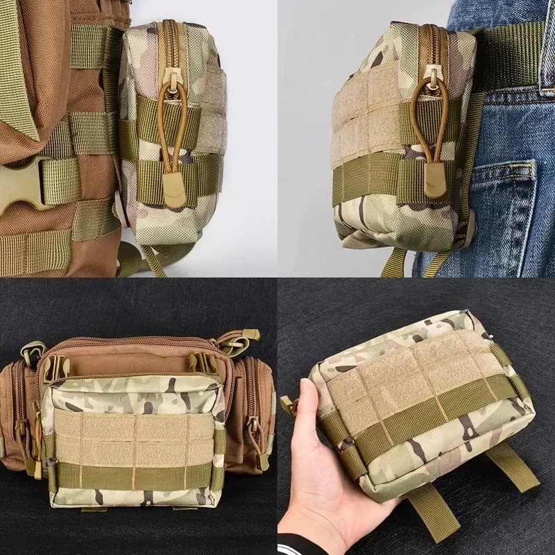 Commuter bag military tactical accessory pouch EDC wallet camouflage tool storage bag lightweight bag