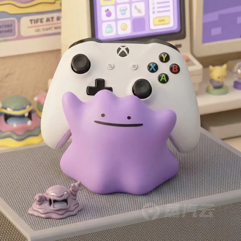 Simpatico supporto universale per controller di gioco, base espositiva compatibile con Xbox PS5, decorazione da scrivania per gaming, ornamento, regalo periferico anime