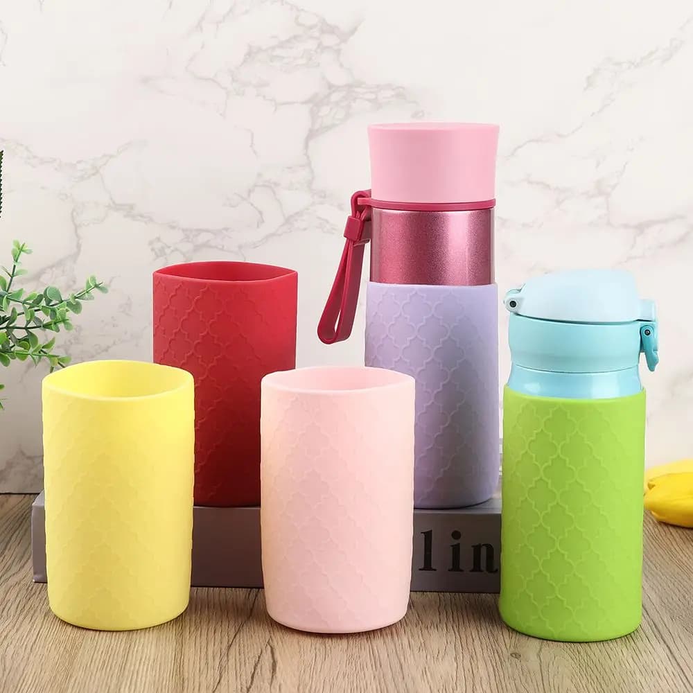 Water Bottle Accessories Bottle Protective Sports Cup Cover Boot for Bottle Bottom Sleeve Anti-Slip Water Bottle Cover Outdoor