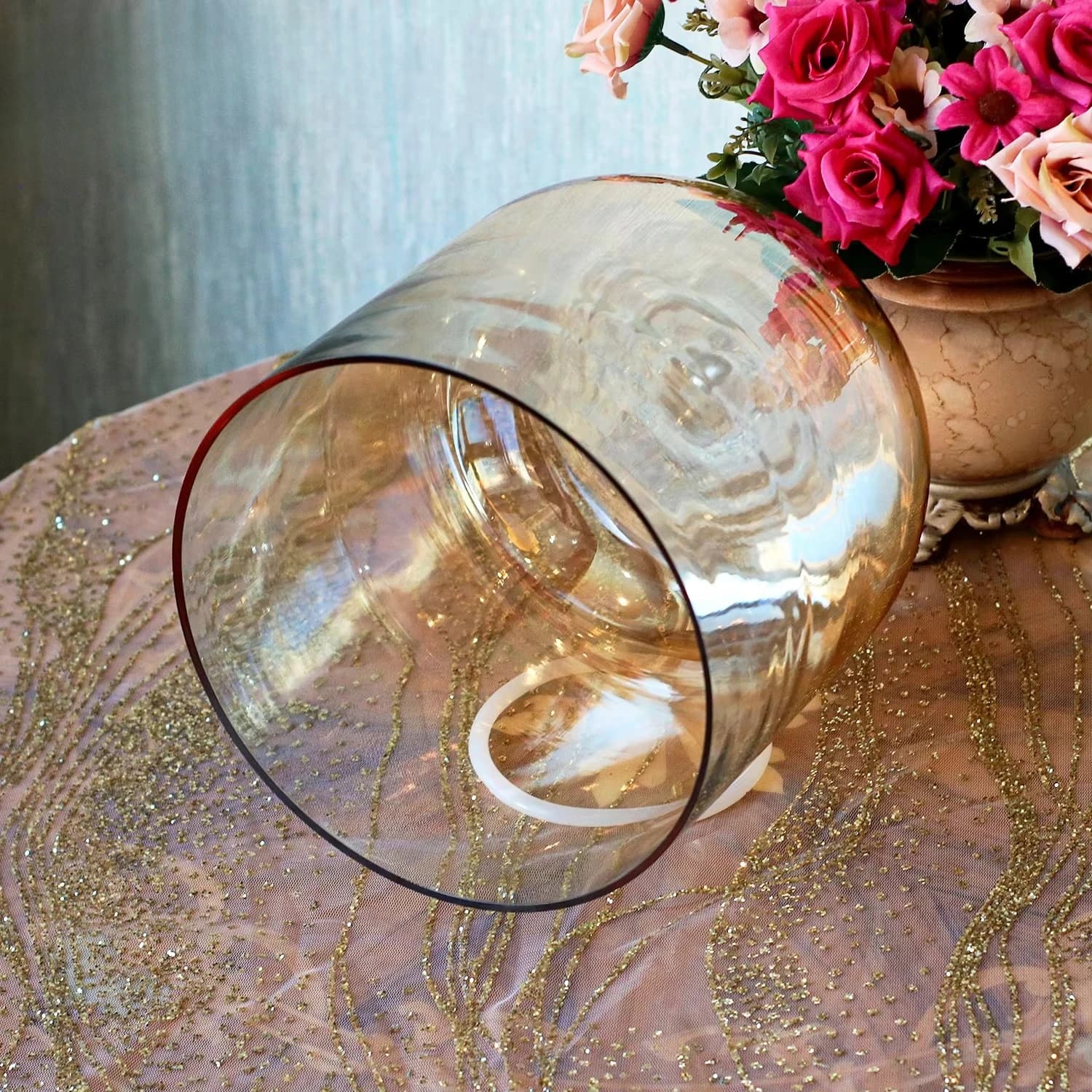 STAR LINKUP 2026 New Thickened Alchemy Crystal Singing Bowl, Sound Bath Quartz Bowl for Meditation Healing