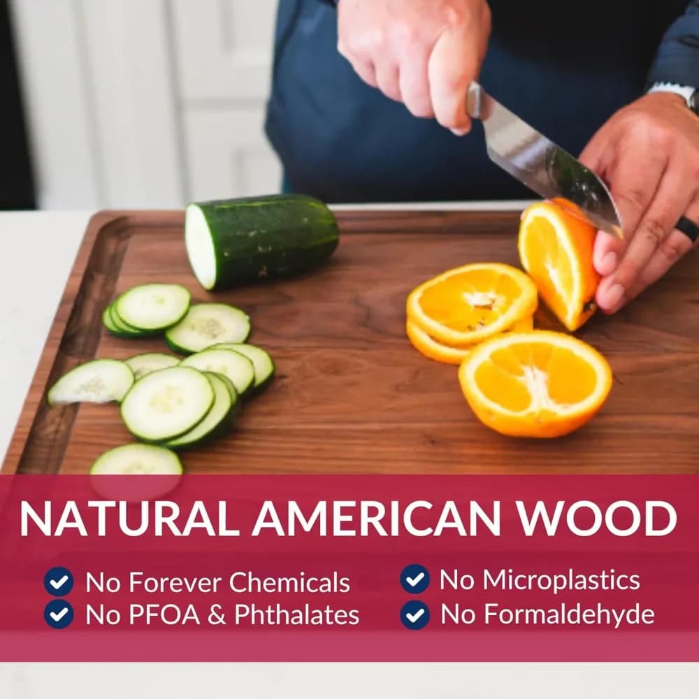 Made in USA of Virginia Boys Kitchens - Wooden Butcher Tagliere