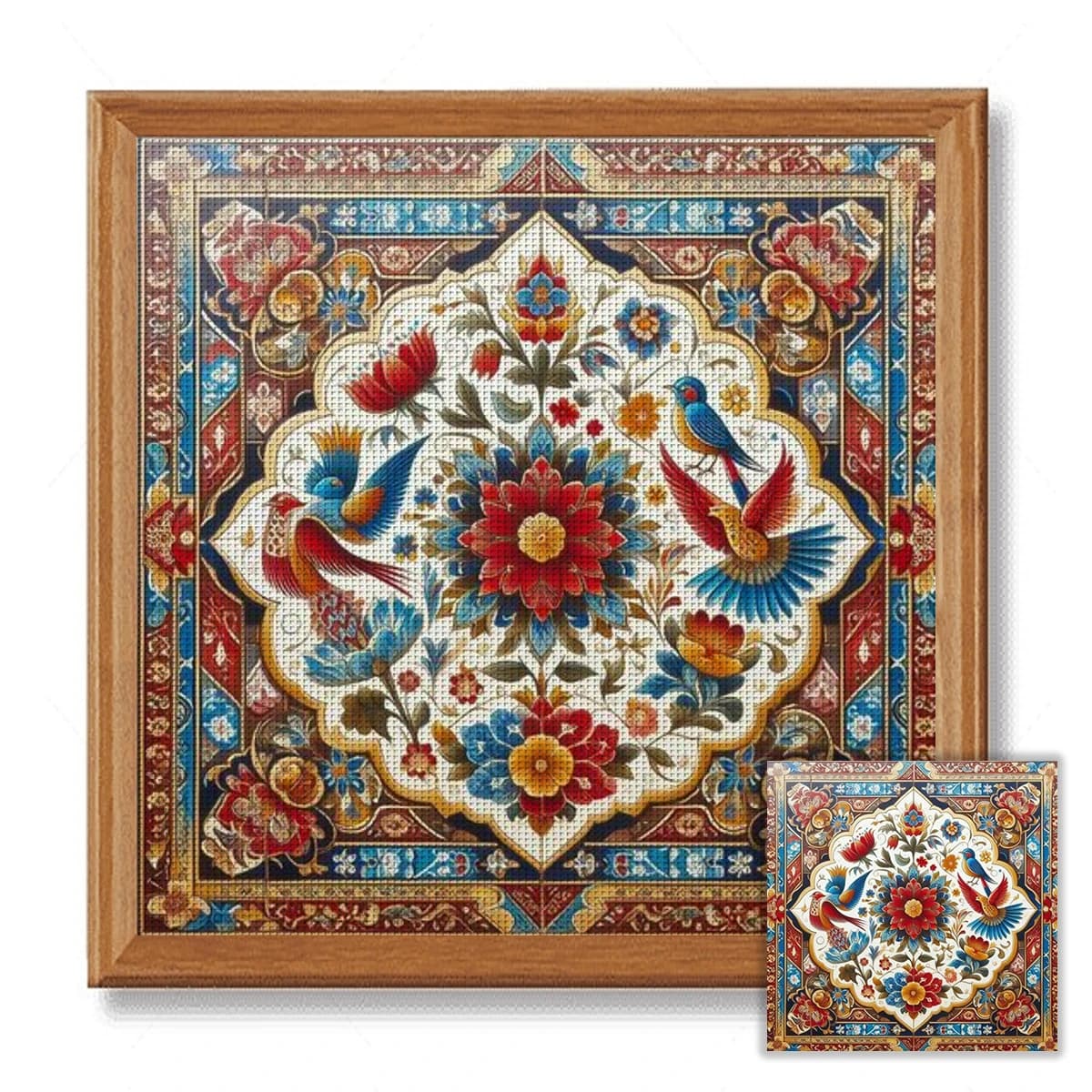 1PC 30X30cm/11.8X11.8 pollici, Natale, 11CT/14CT kit punto croce stampato fai da te, ricamo a punto croce rilassato per principianti adulti