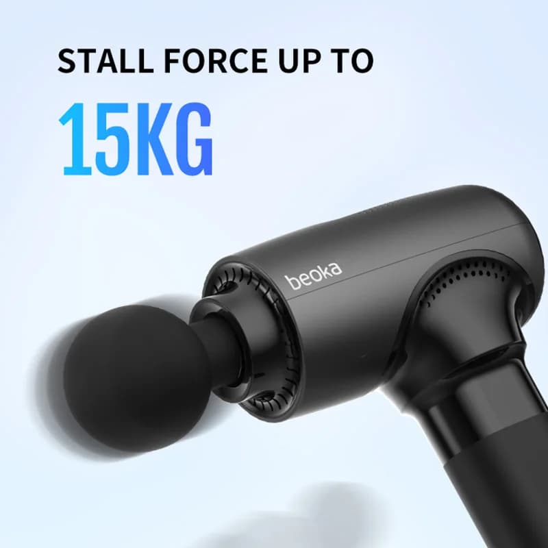 High Frequency Professional Electric Massage Gun Portable Massage Background Fabrics with Heater Function
