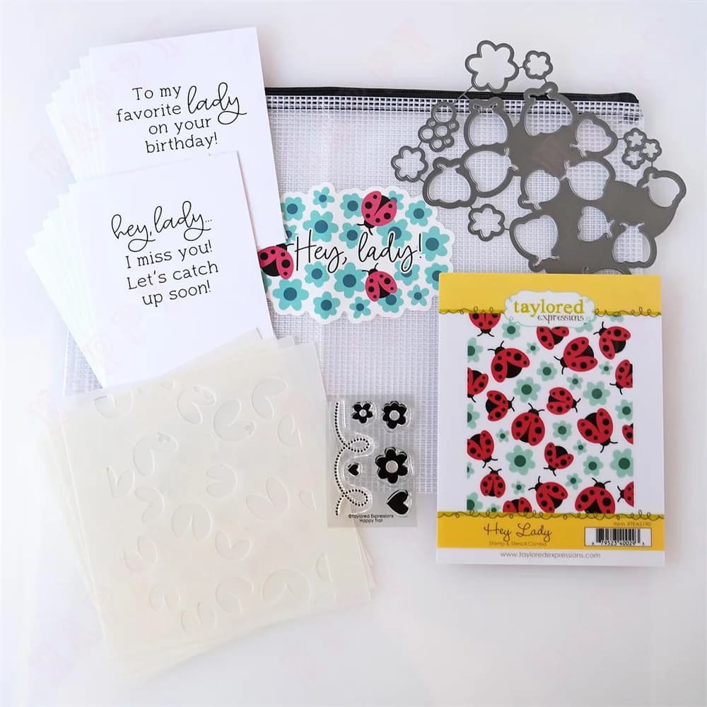 summer seven-starred ladybug New Metal Cutting Dies Stamps Stencil For 2024 Scrapbooking Decoration Embossing Template DIY Card