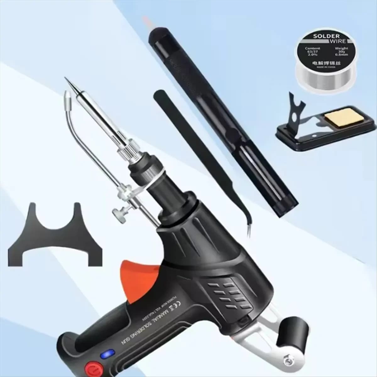 *X07A Pistola per saldatura elettrica portatile Riscaldamento interno Set di saldatore elettrico Saldatore multifunzione Spina europea