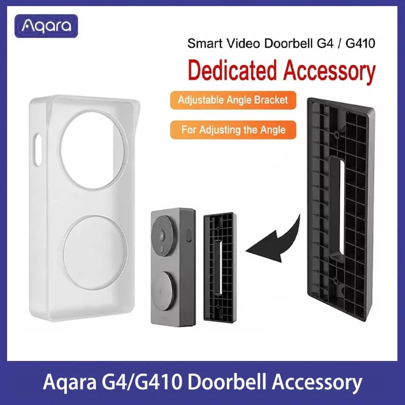 Aqara G4/G410 Video Doorbell Special Bracket Protective Cover Waterproof Cover Silicone Protective Cover For G4/G410 Doorbell