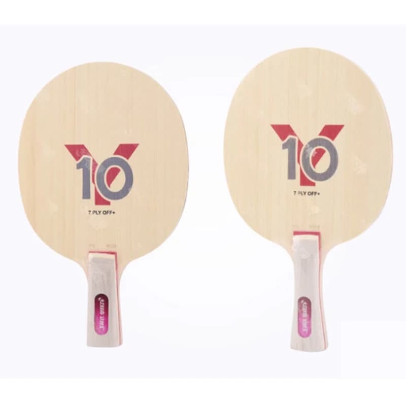 Ping Pong Blade DHS Y-10 Ping Pong Rack for Kids Pure Wood Fast Attack with Light Ring Blade