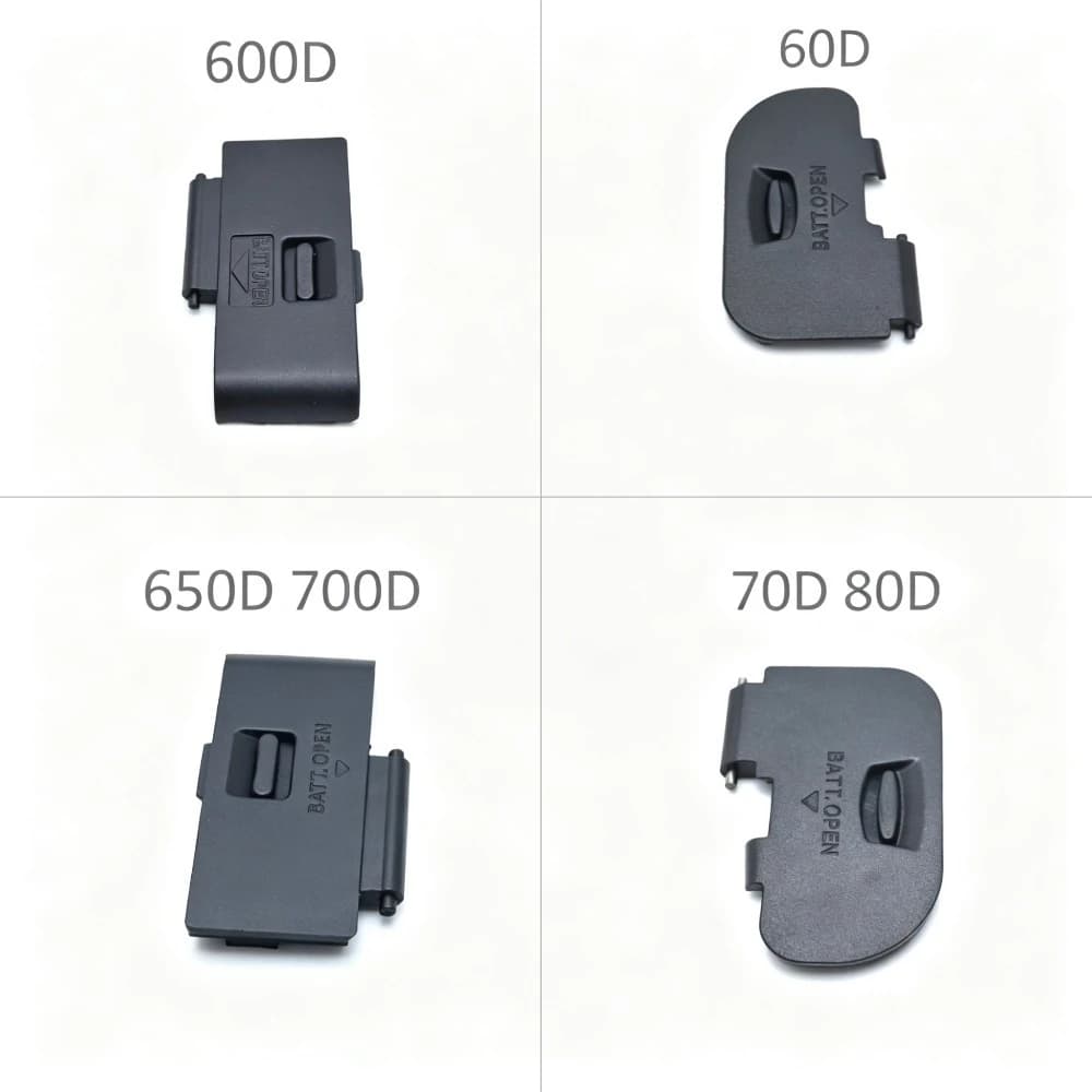 NEW Battery Door Cover Lid Cap for Canon 600D 60D 650D 700D 70D 80D T3i T5i X7i T4i X6i X5 Camera Repair Part
