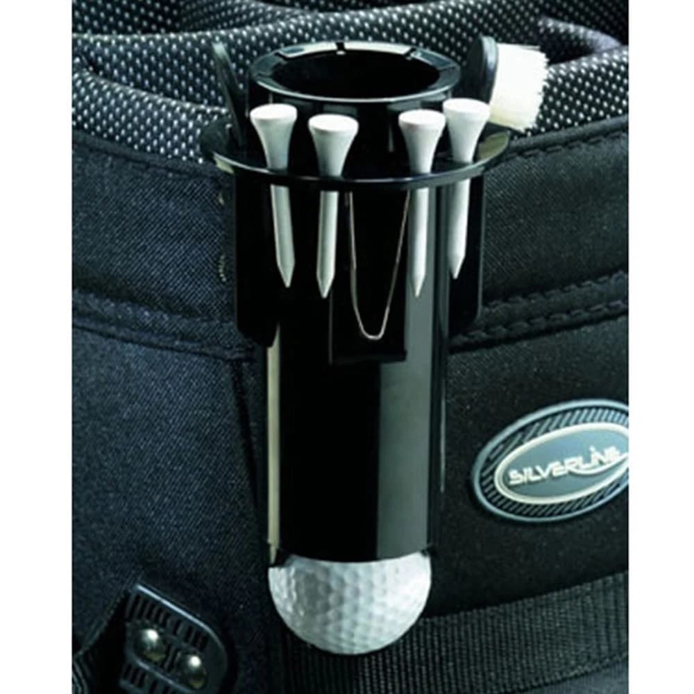 Nuovo portaoggetti portatile Porta tee per palline da golf Pro Clip Caddy con spazzola in nylon Strumento di pulizia Divot con spazzola drop ship