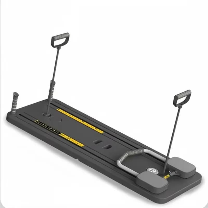 Wholesale Multifunctional Foldable Prone Board Sets Fitness Training Board Foldable Pilates Board AB wheel roller