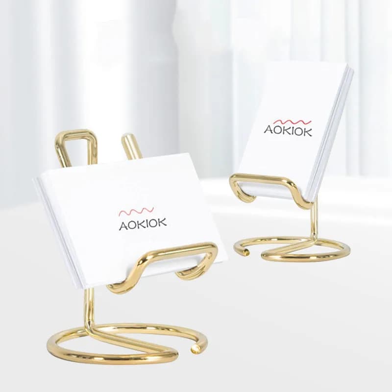 Business Card Holder Desktop Business Card Holder Sign Holder Display Stand Business Card Storage BQ05