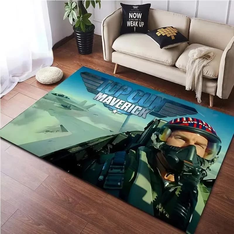 Air Force Fighter Jet Entrance Doormat Anti Slip Door Mat Kitchen Living Room Front Door Mat Flannel OutdoorFloor
