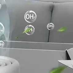 Purificatore d'aria da tavolo, aria filtrata, rimozione di fumo e odori, generatore di ioni negativi, piccolo purificatore d'aria portatile, purificazione efficiente dell'aria