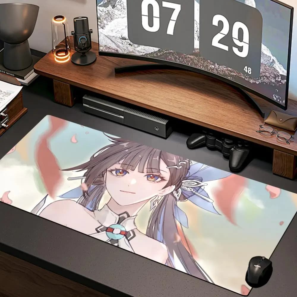 li sushang Mouse Pad New Computer Home Mousepad XXL Desk Mats Natural Rubber Office Anti Slip Gaming Accessories pad