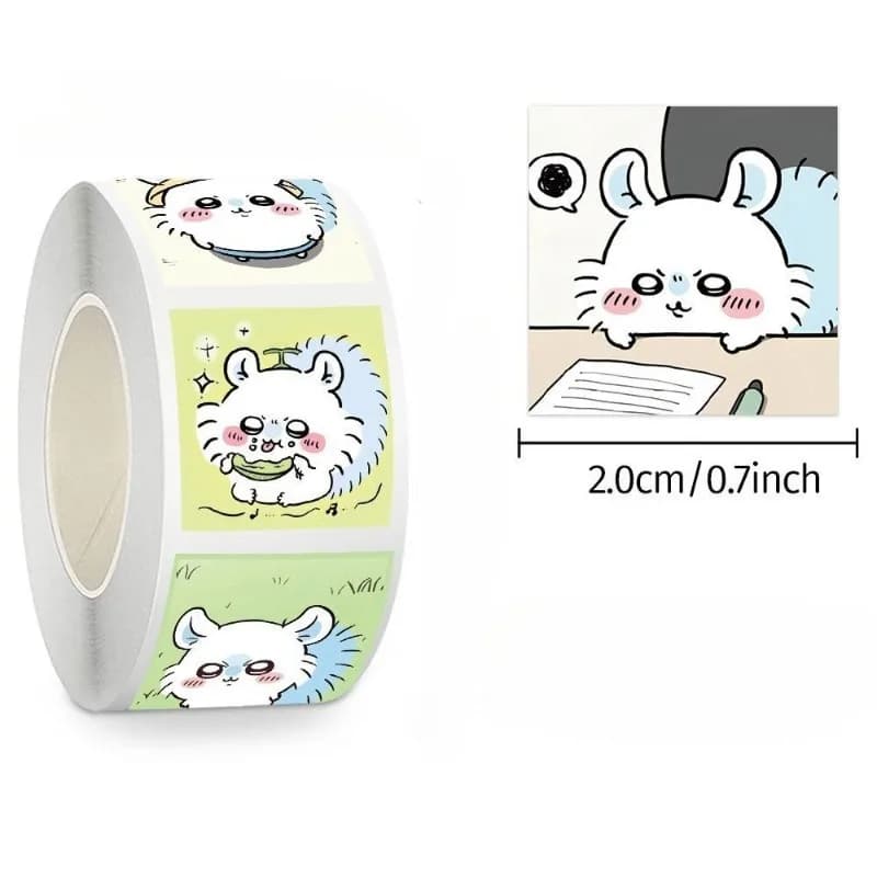 Stickers for Wrapping Scrolls Stickers Featuring Cute Cartoon Patterns DIY Journal Decoration Sealing Stickers for Phone Cases.