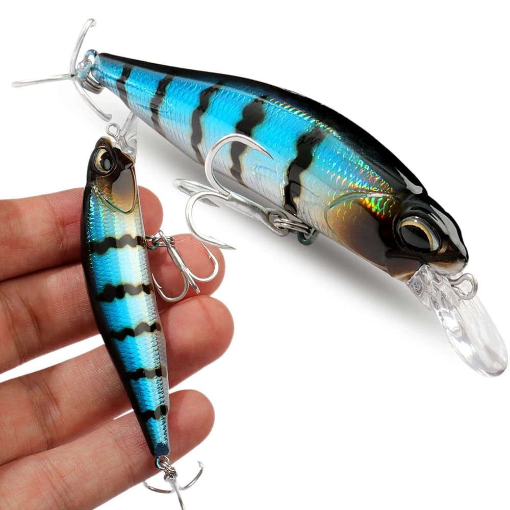 Richiamo di pesca Galleggiante 8.5g Esca Affondamento Minnow 5g Wobbler Swimbait Attrezzatura da pesca alla carpa Sonaglio Cranbait Pesca Jerkbait